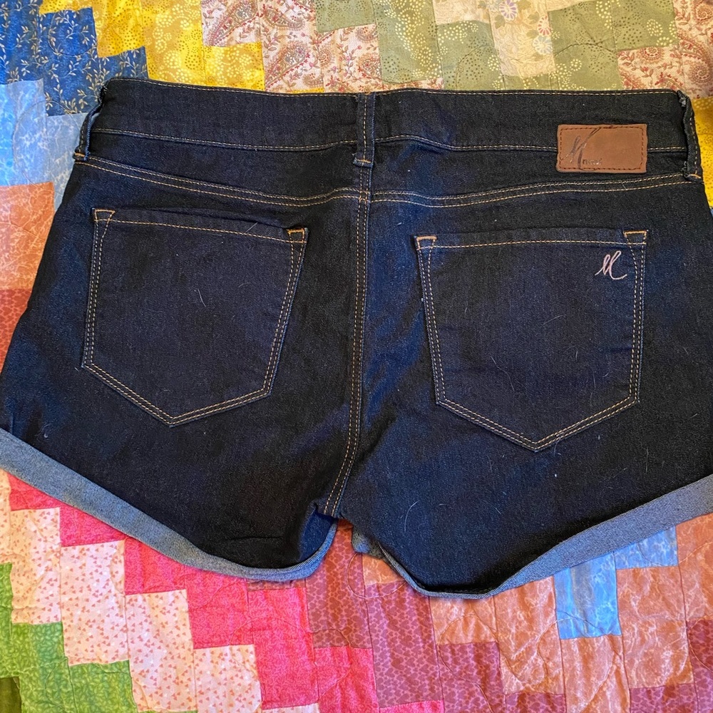 Dark Wash Mavi Shorts